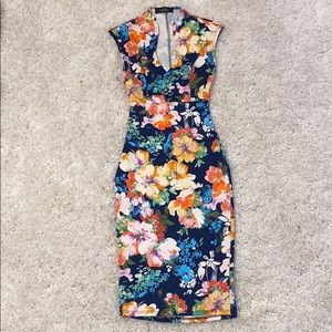 AKIRA Floral Bodycon Dress